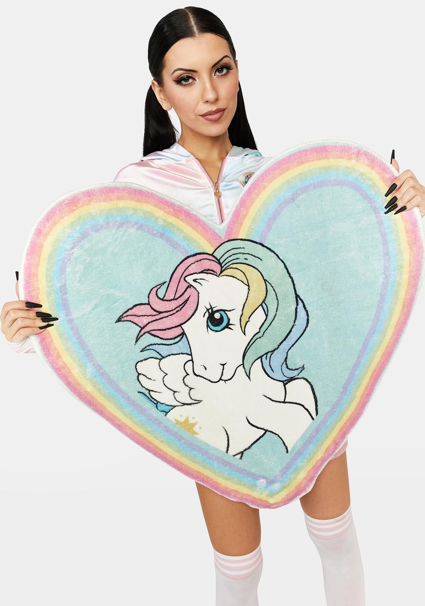 Dolls Kill x My Little Pony Starshine Heart Rug - Rainbow