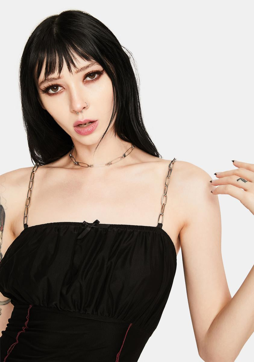 ragged priest mesh dress The Ragged Priest Anti Sheer O-Ring Dress