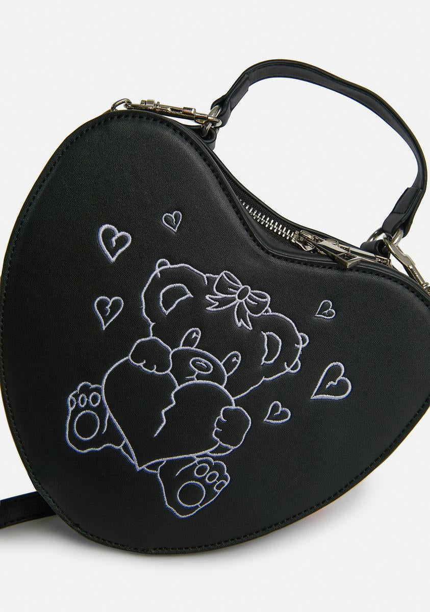 PU Heart Crossbody bag – Dabolly