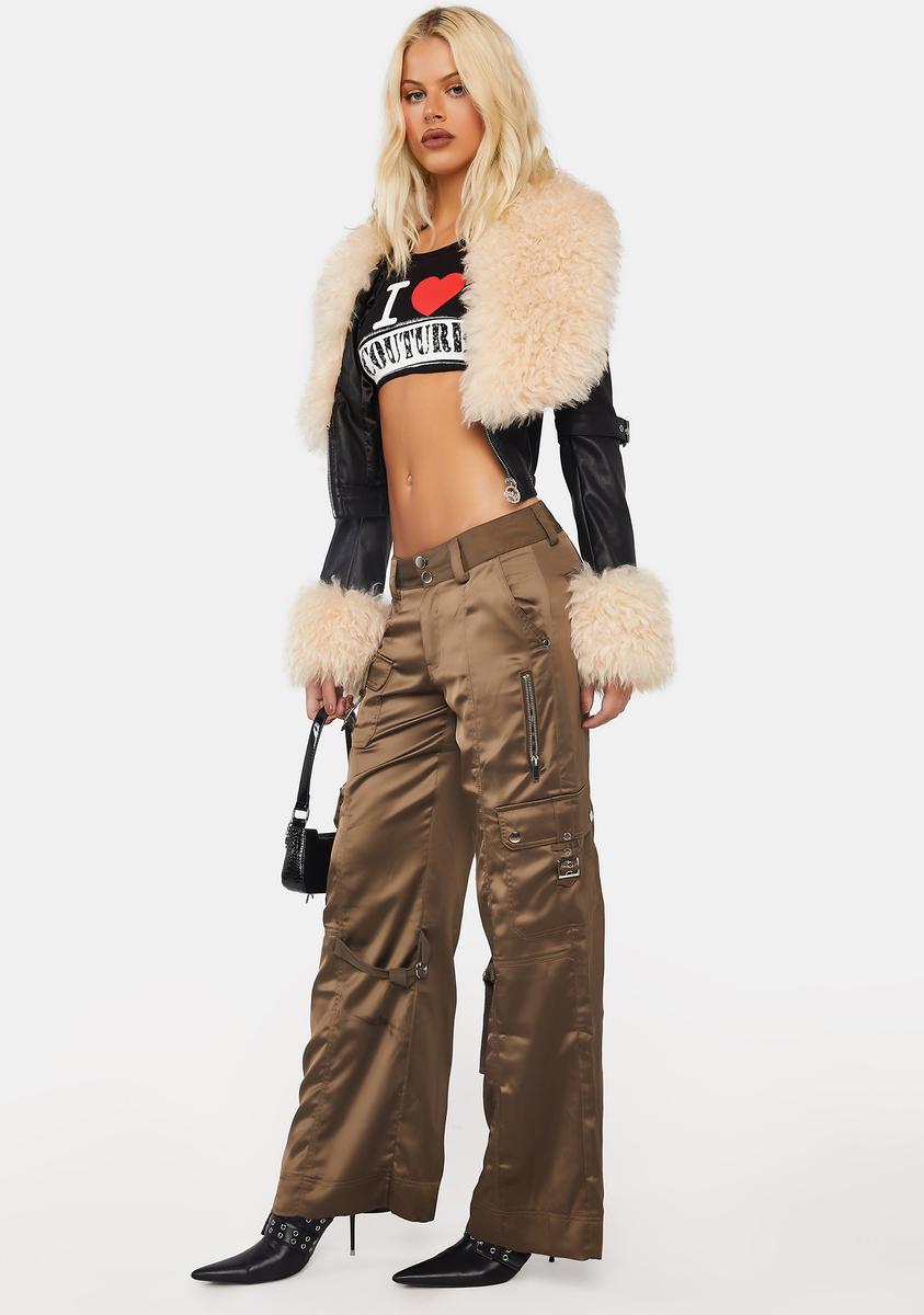 パンツ kiss the club satin cargo pants white Satin Cargo Pants(1 WHITE): STUDIOUS: WOMENS｜ STUDIOUS