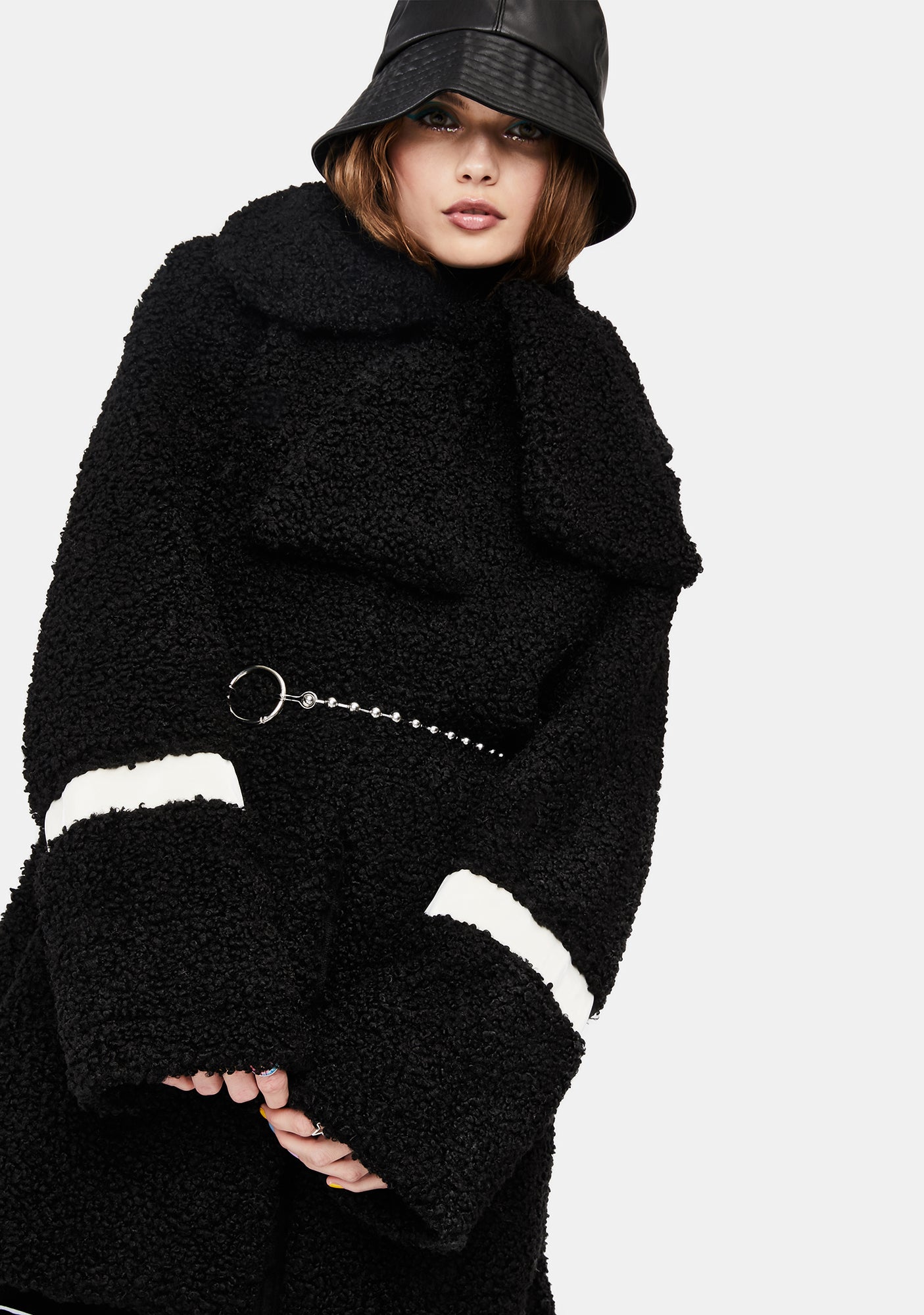My Little Fluffy Bow Coat – Dolls Kill