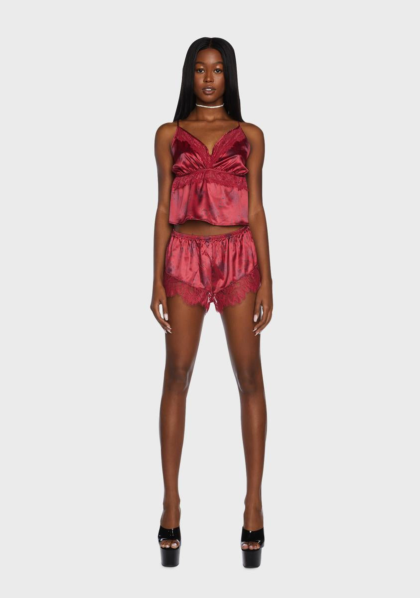 x Bettie Page Lace Cami And Short Set Playful Promises,New Products : American Fashion Style Bags On Sale