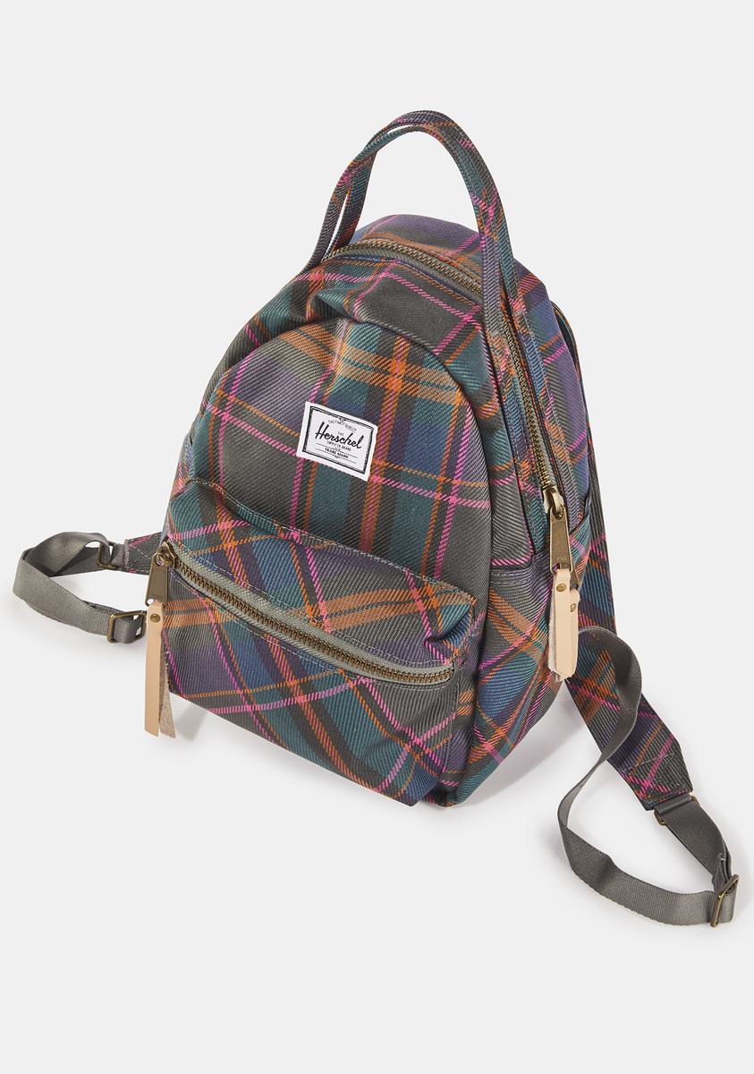 Herschel Plaid Mini Backpack – Dolls Kill