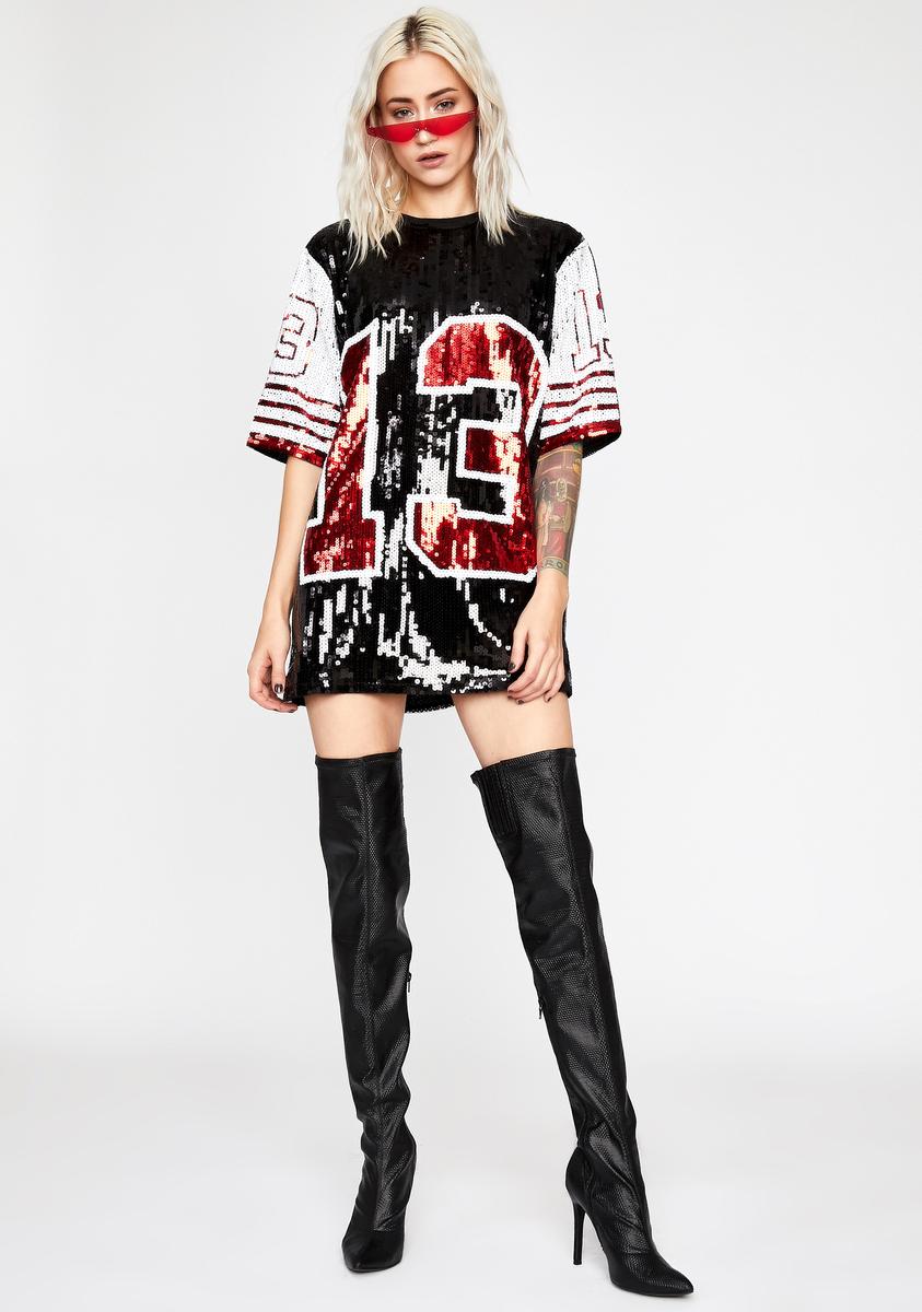 Sequin 13 Jersey Dress Dolls Kill Sequin 13 Jersey Dress Dolls Kill