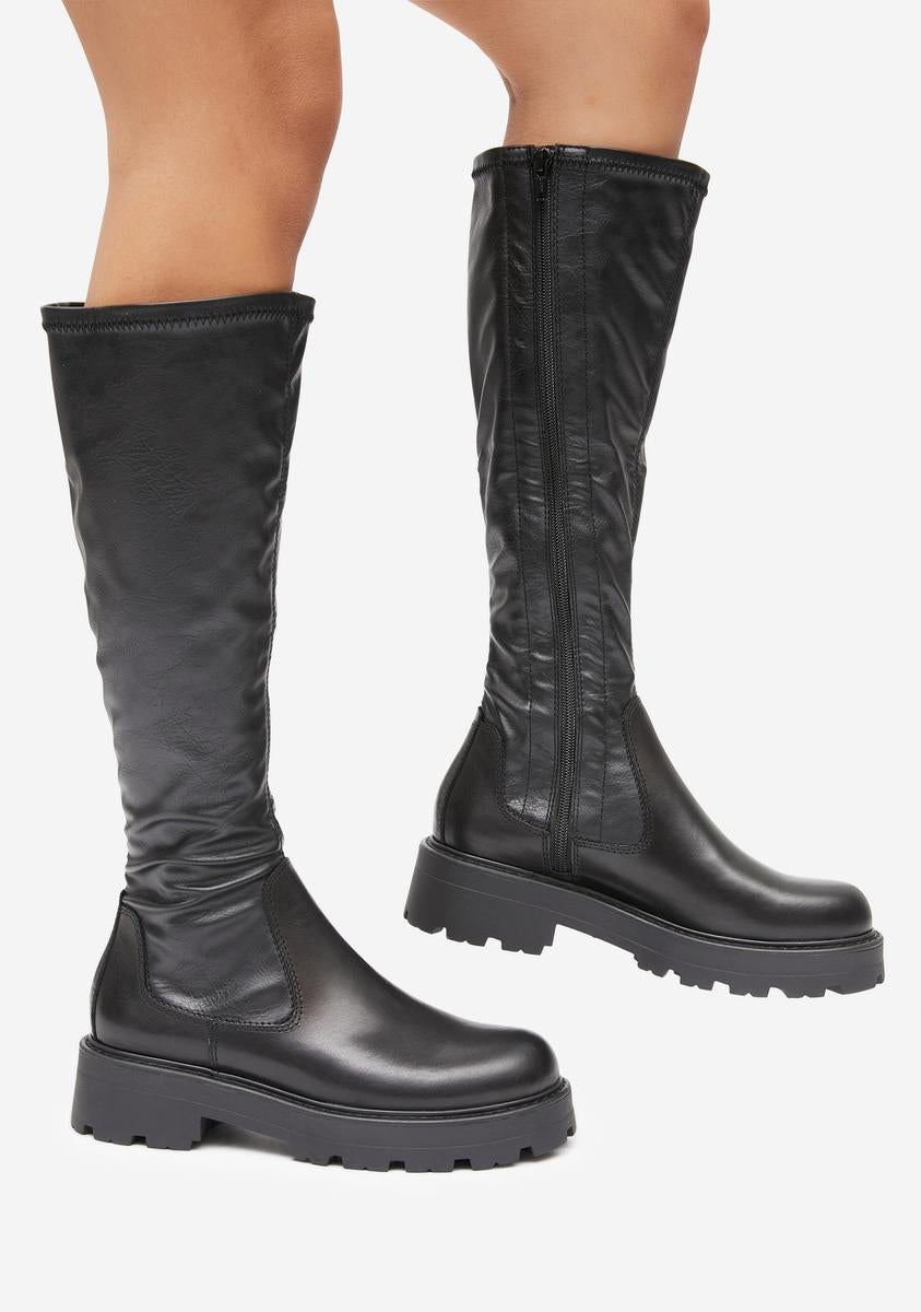 Vagabond Shoemakers Knee High Boots - Black – Dolls Kill