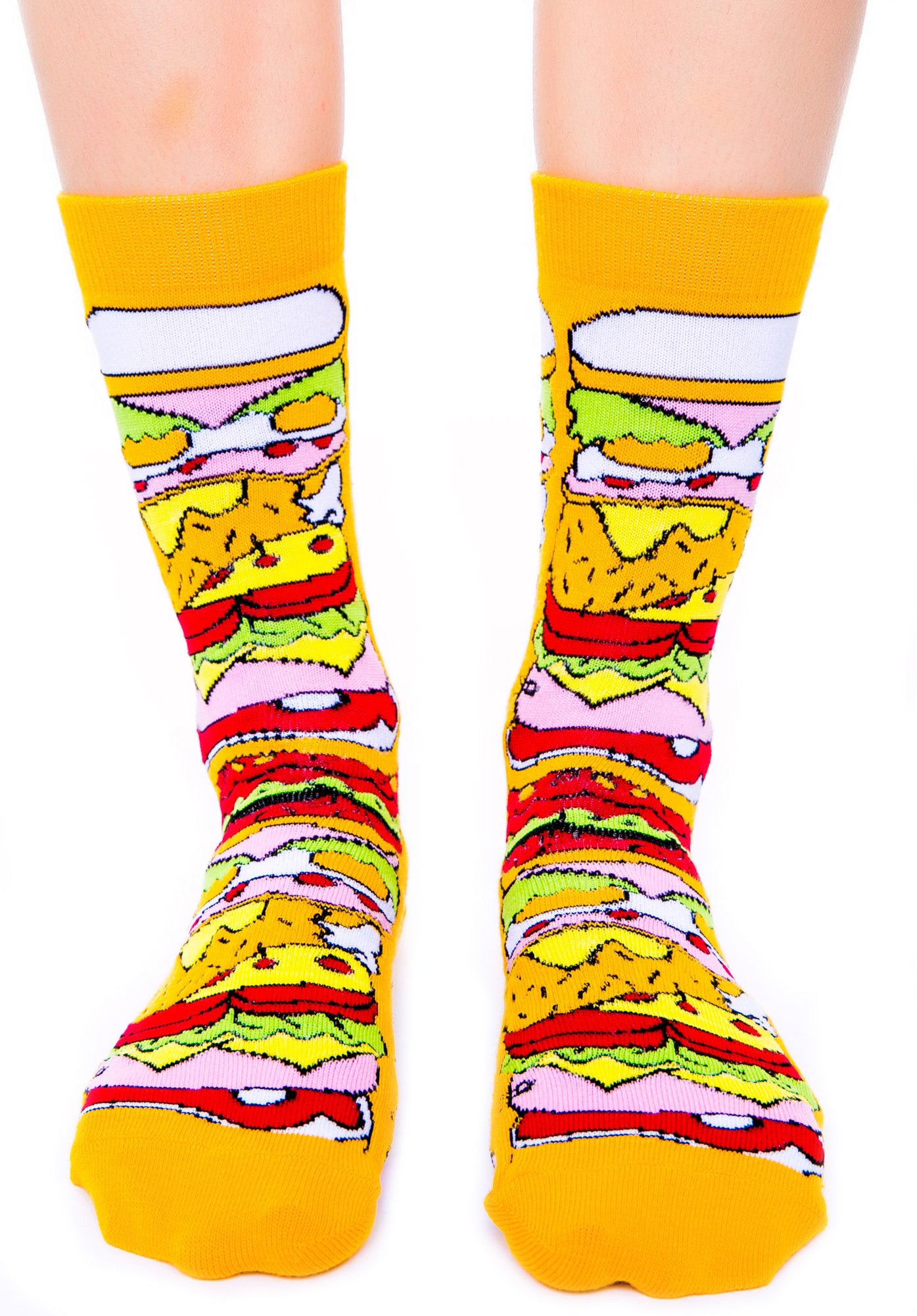 Cheesy Feet Socks – Dolls Kill