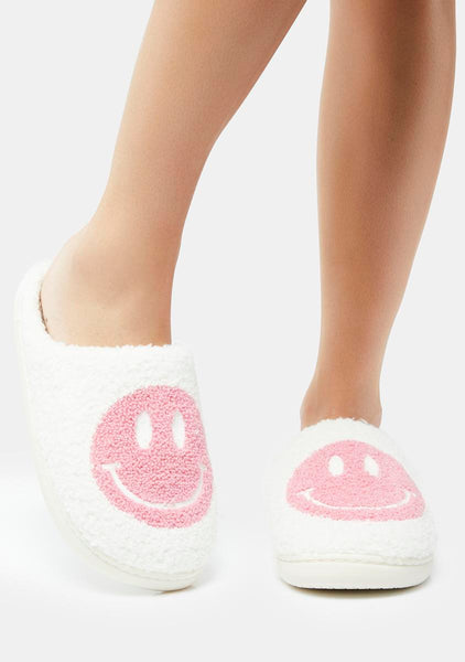Pink Fuzzy Slippers – True Valuables