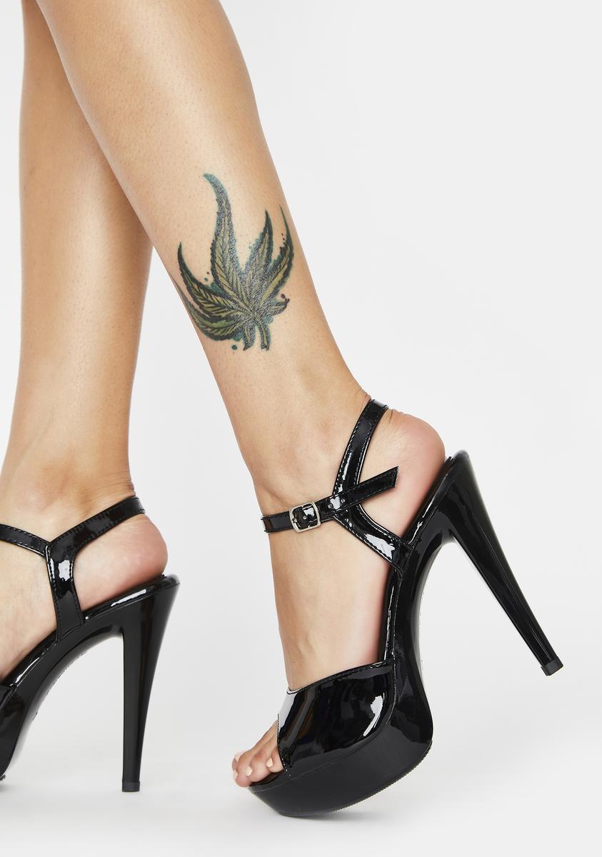 Dinner N' Drinks Platform Heels