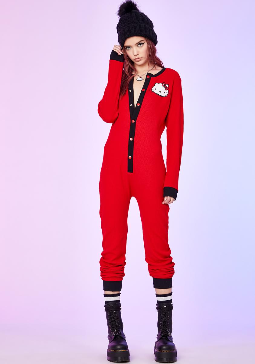 Daydream Crasher Onesie Pajama Dolls Kill x Hello Kitty,New Products : American Fashion Style Bags On Sale