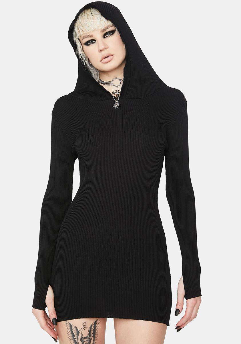 Hoodie Bodycon Mini Dress