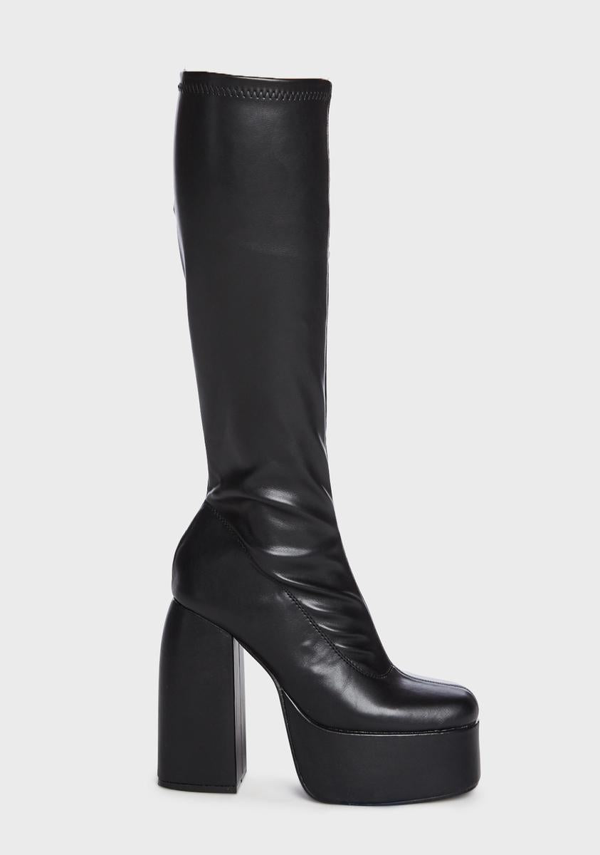 Restless Riser Platform Long Boots Koi Footwear,New Products : American Fashion Style Bags On Sale