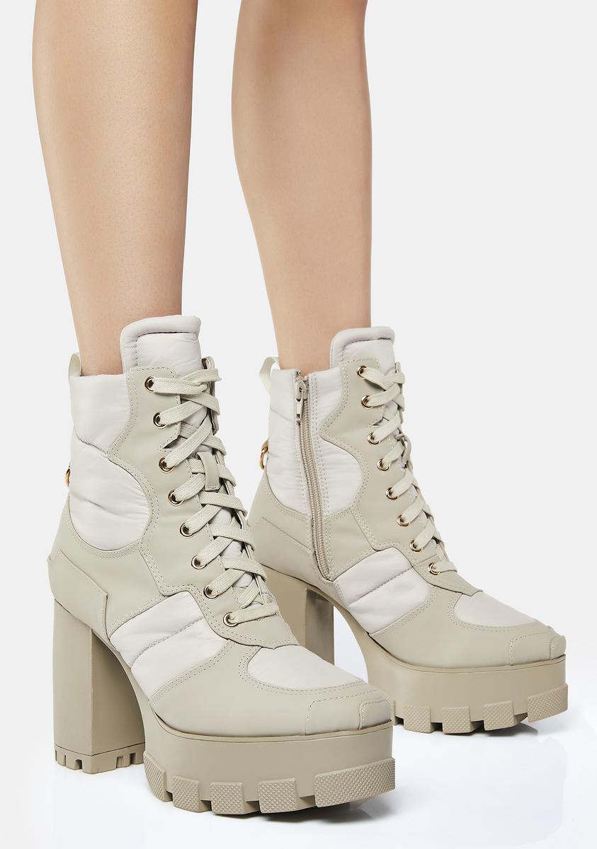 Sage Marsala Lace-Up Heeled Boots AZALEA WANG,New Products : American Fashion Style Bags On Sale
