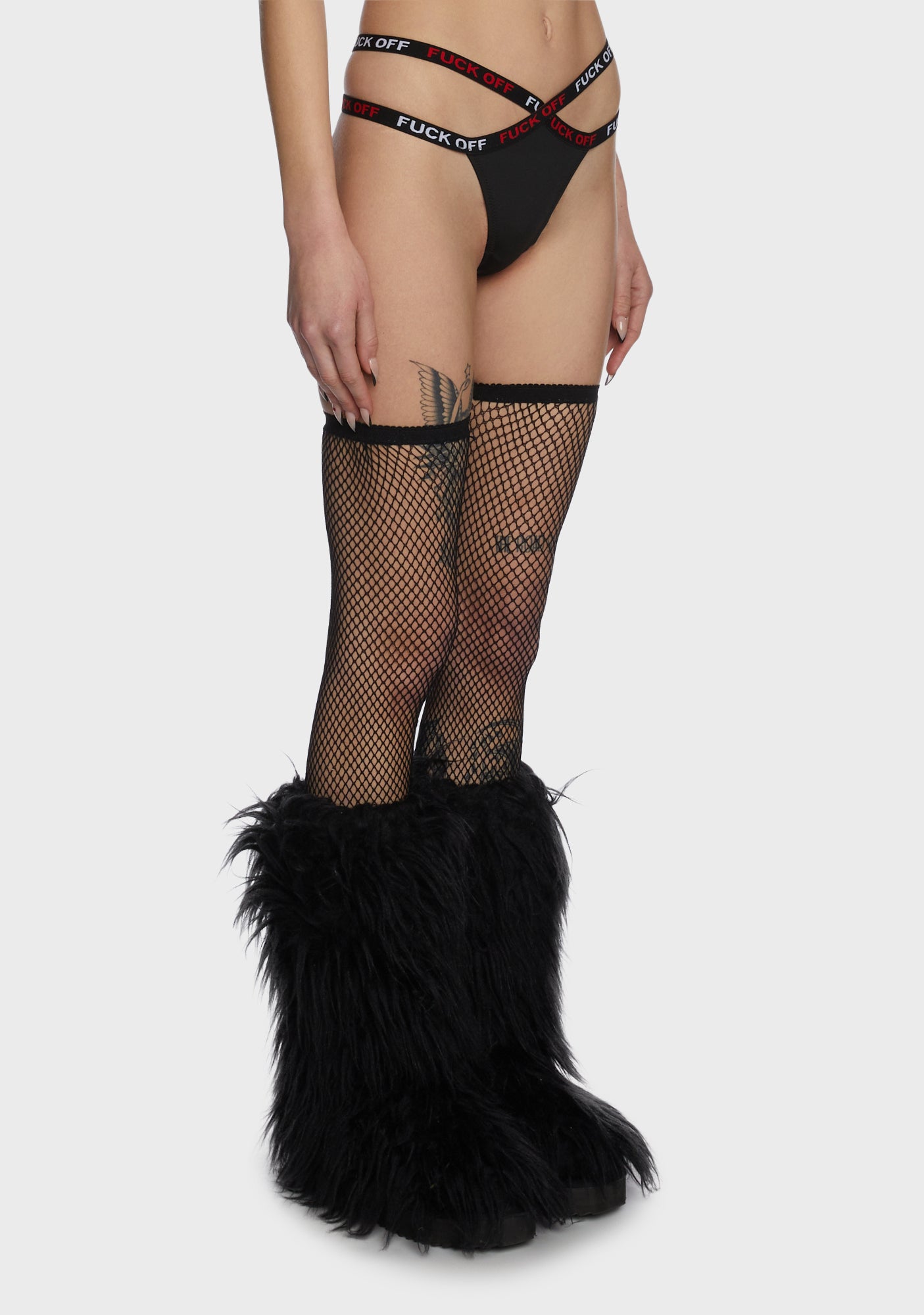 Fuck Off Thong Set - Black Dolls Kill Fuck Off Thong Set - Black Dolls Kill