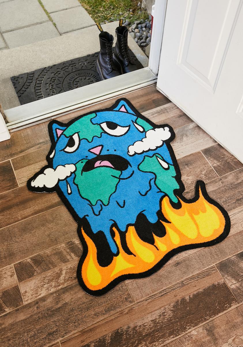 Save The World Acrylic Rug