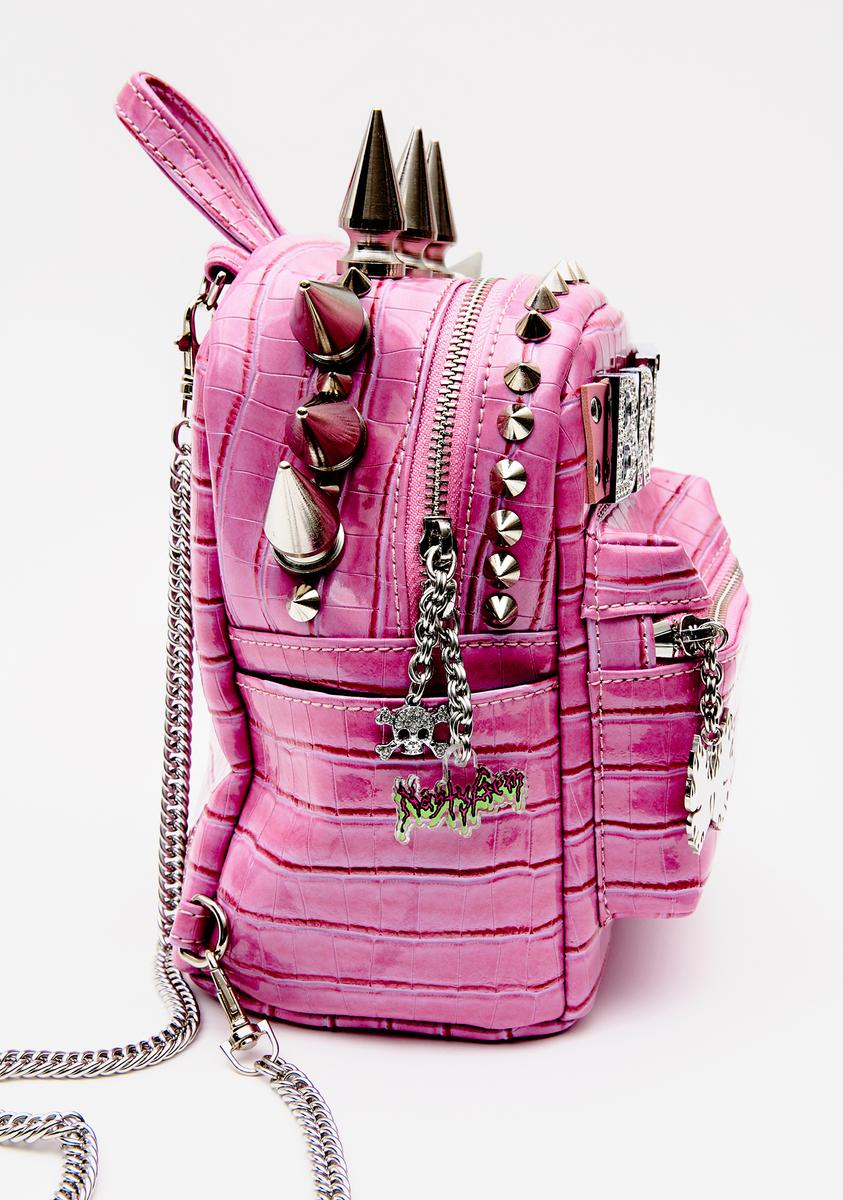 Dolls Kill x Bratz Mini Patent Shoulder Bag - Pink