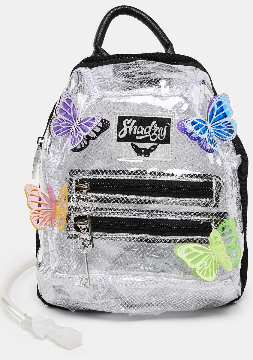 Shadzy 3D Butterfly Hydration Mini Backpack