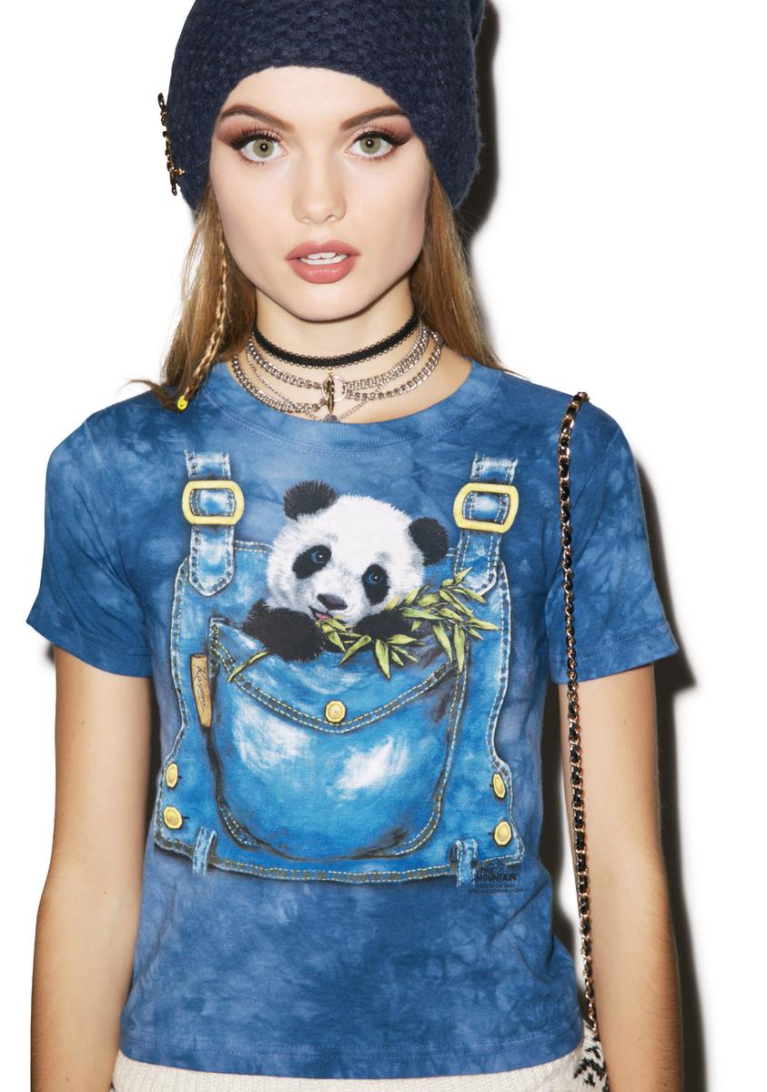 Panda in Overalls Top,New Products : American Fashion Style Bags On Sale