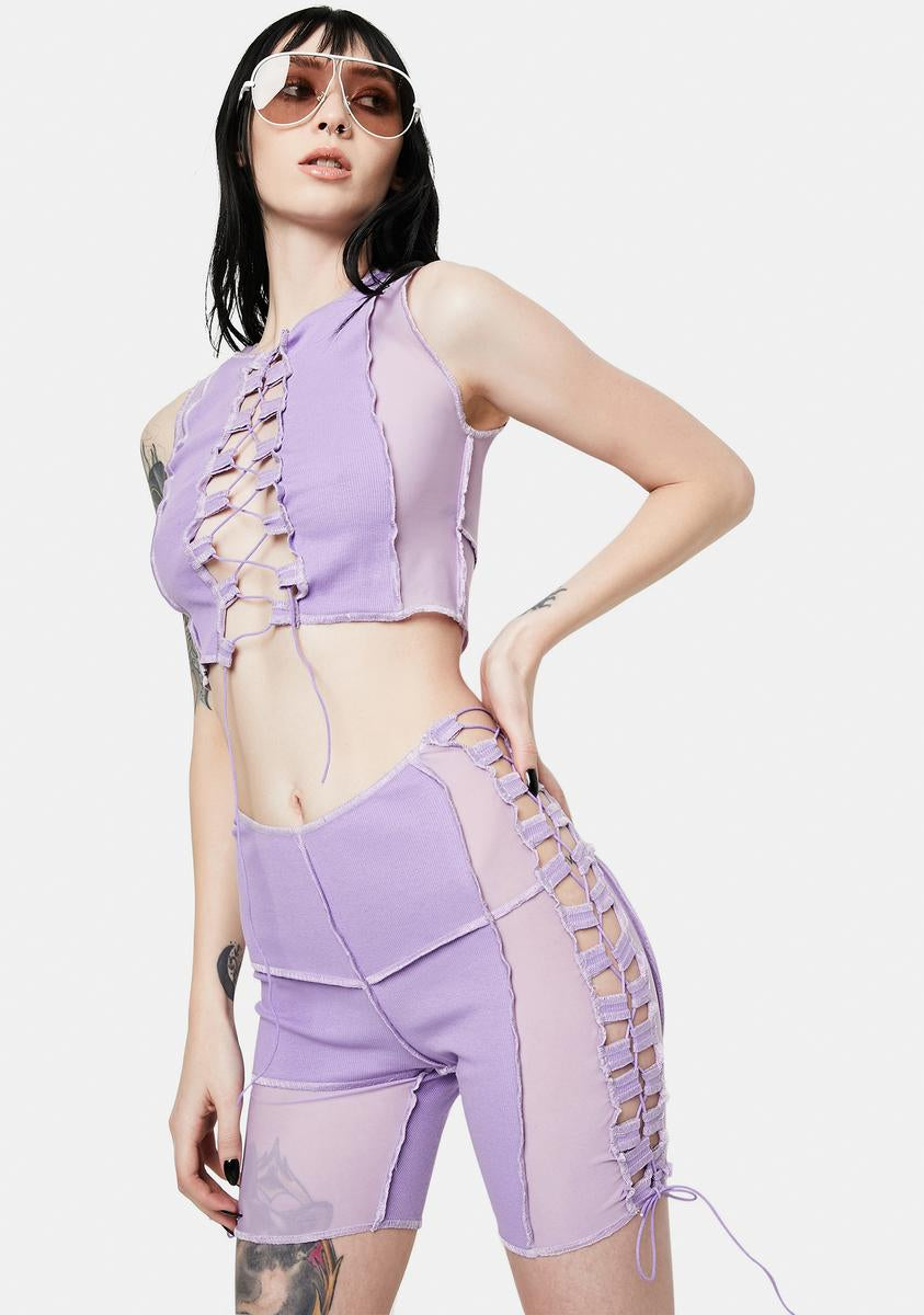 Take A Beat Bike Shorts Set