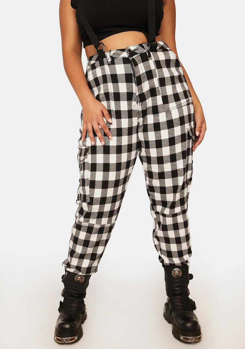 Plus Chill Beg Me To Stay Cargo Pants,Specials : American Fashion Style Bags On Sale