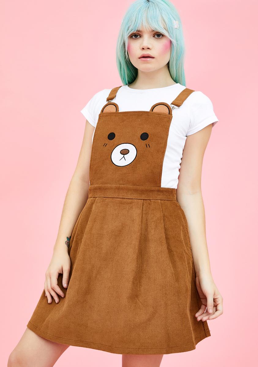 white christmas dresses Estate Sale Jacquard Mini Dress in Teddy Bears S main image 1