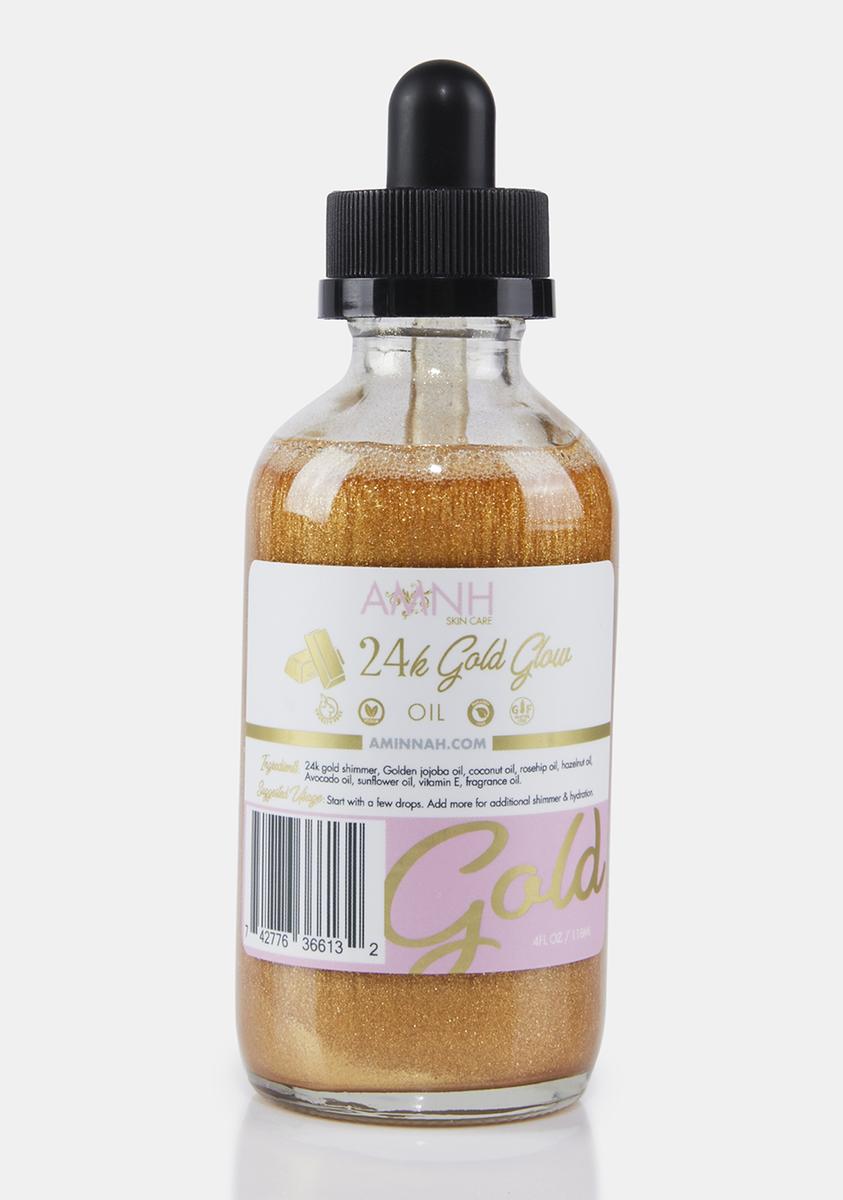 24K Gold Glow Body Oil AMINNAH,All Products : American Fashion Style Bags On Sale