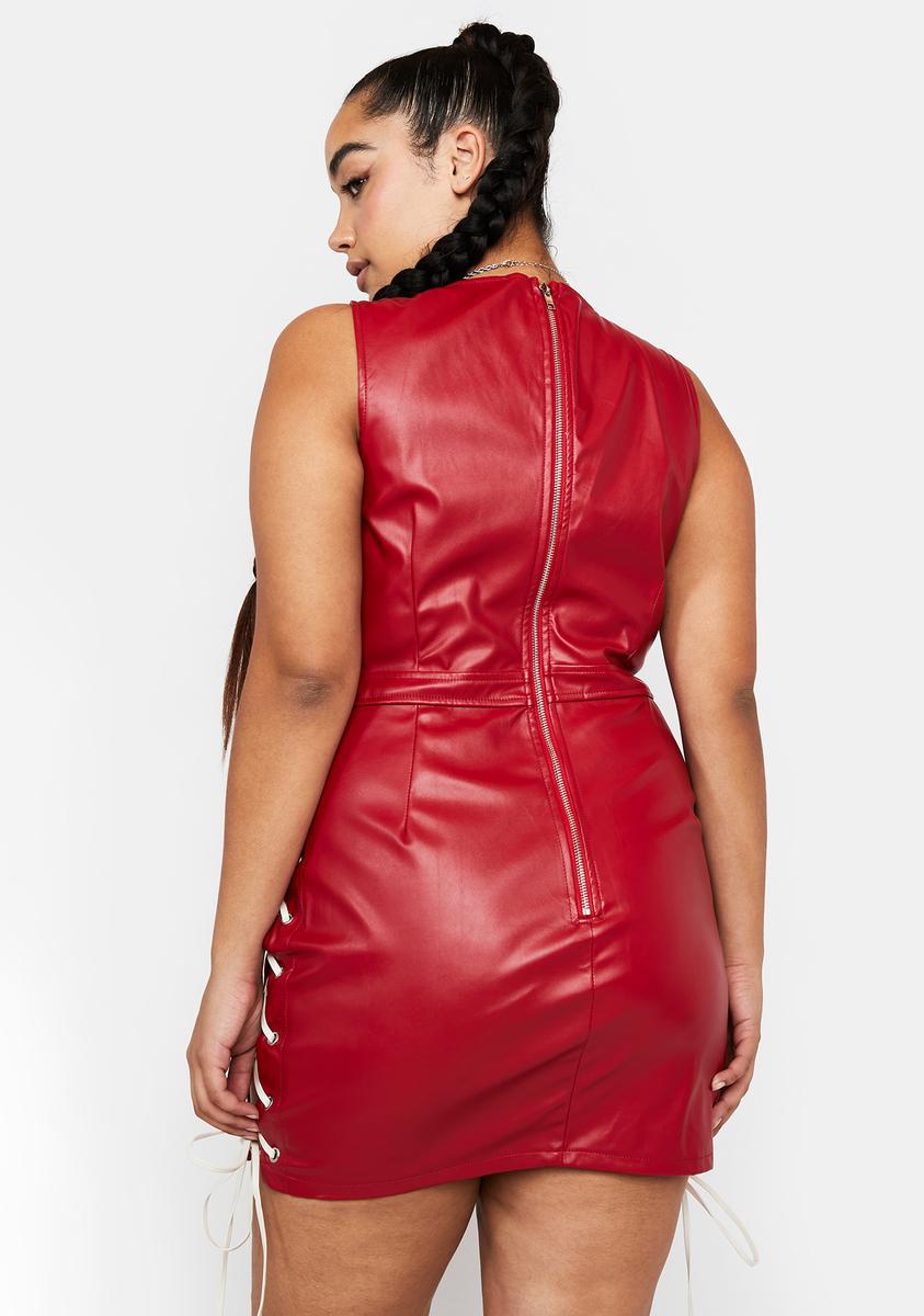 slim fit dress slacks Plus Size Faux Leather Contrast Lace Up Cut Out Mini Dress slim fit dress slacks Plus Size Faux Leather Contrast Lace Up Cut Out Mini Dress