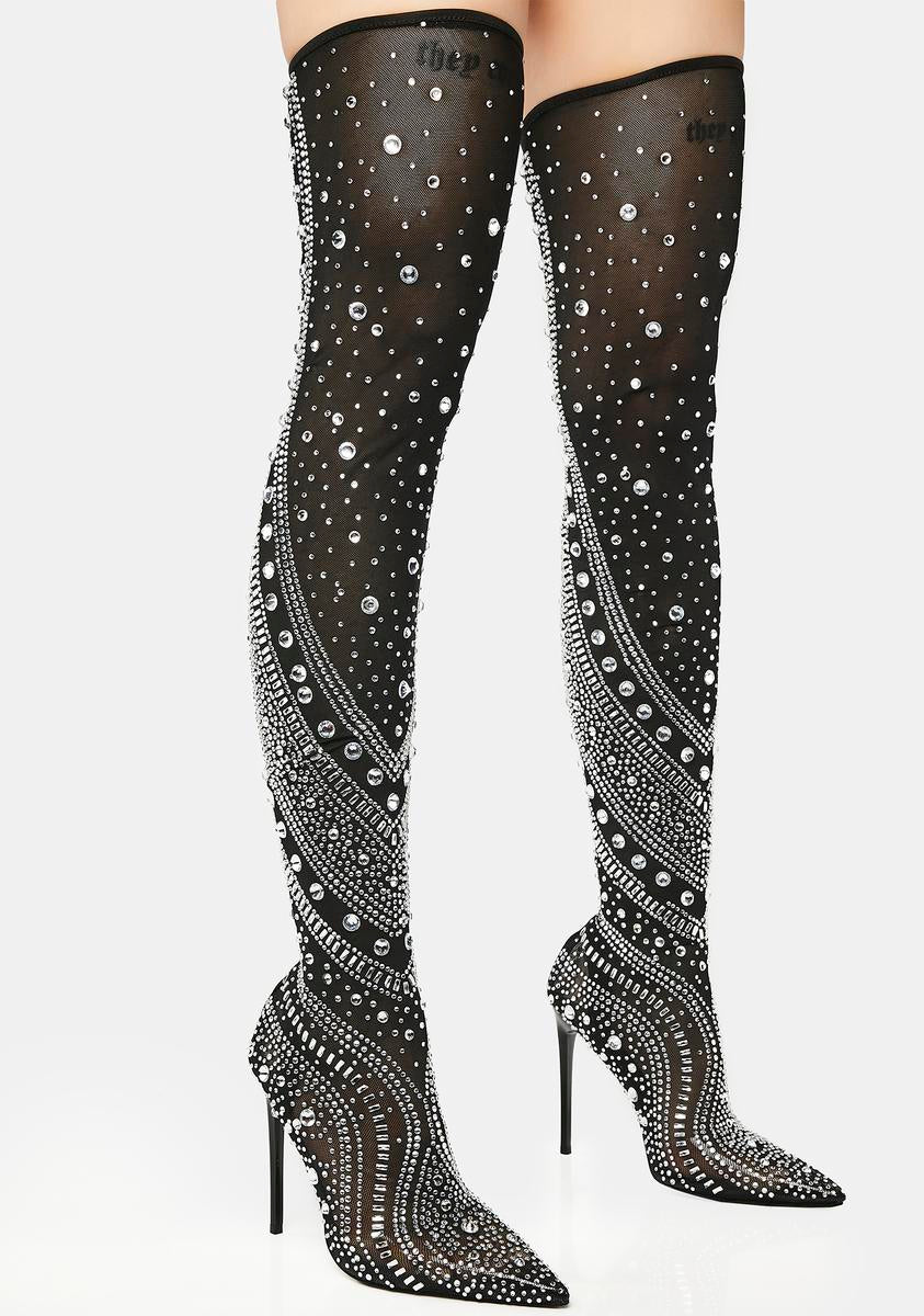 Roxy Thigh High Stiletto Boots AZALEA WANG,New Products : American Fashion Style Bags On Sale