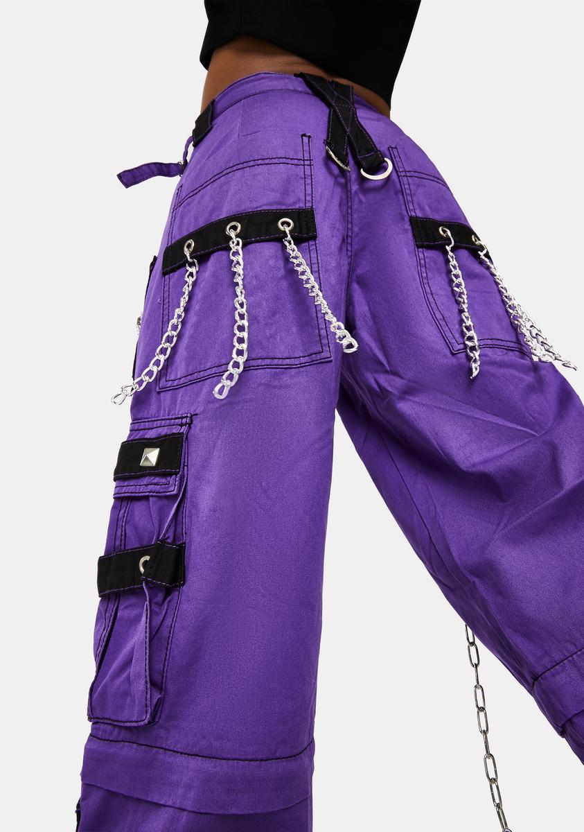 Purple Darkstreet Cuff Pants