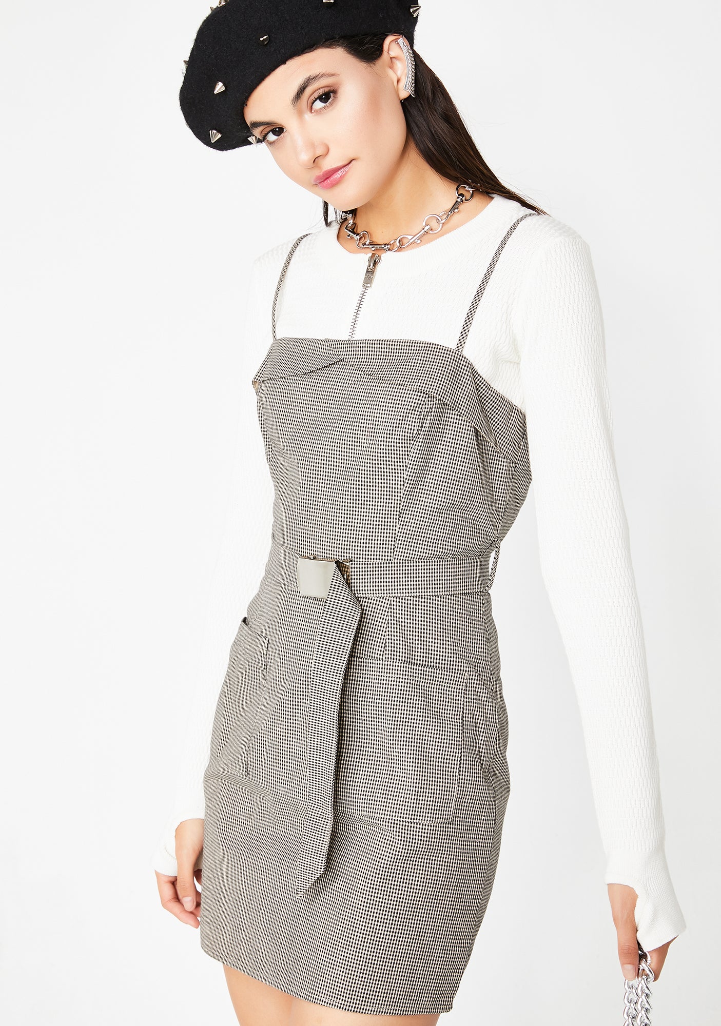 Plaid Belted Dress – Dolls Kill
