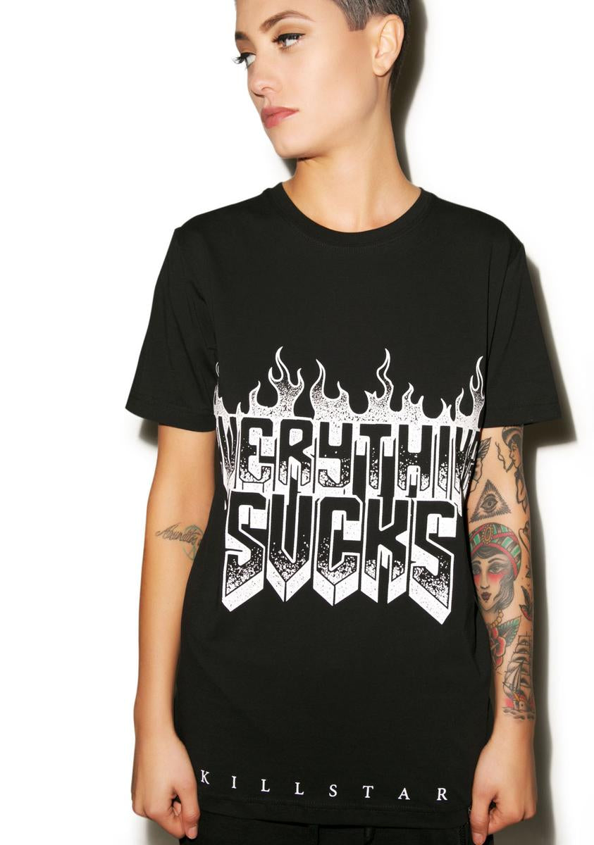 Everything Sucks Tee Killstar,New Products : American Fashion Style Bags On Sale