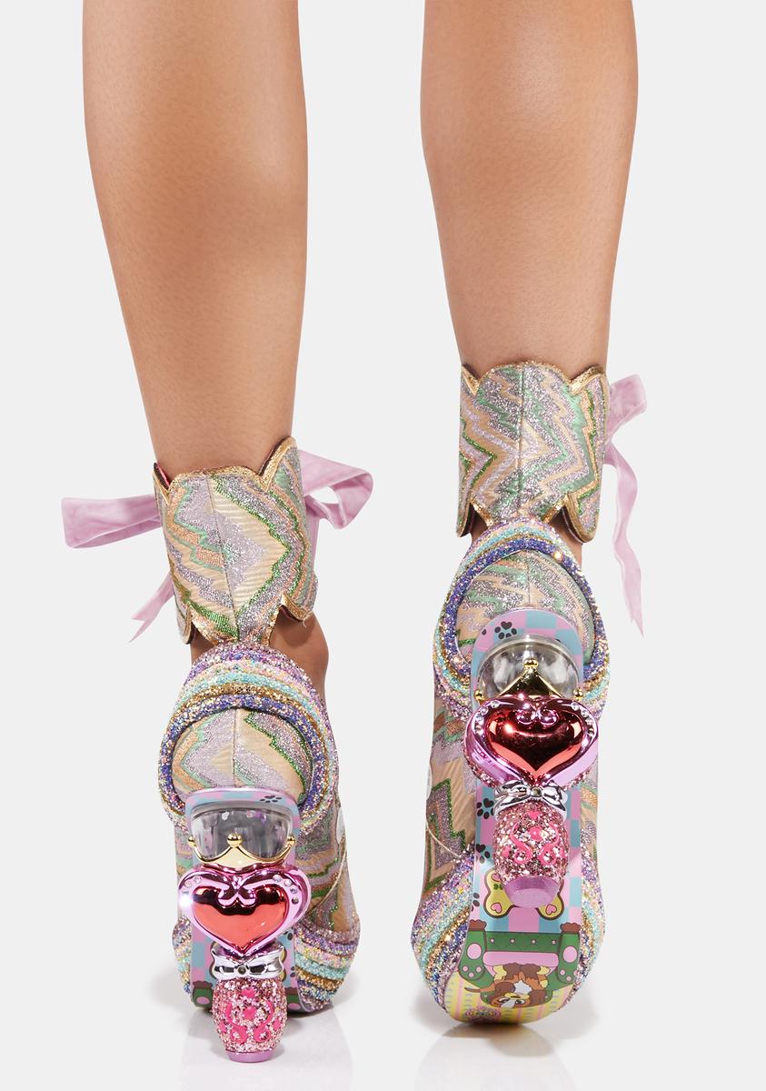 Irregular Choice Pink Wish Magic Heels – Dolls Kill
