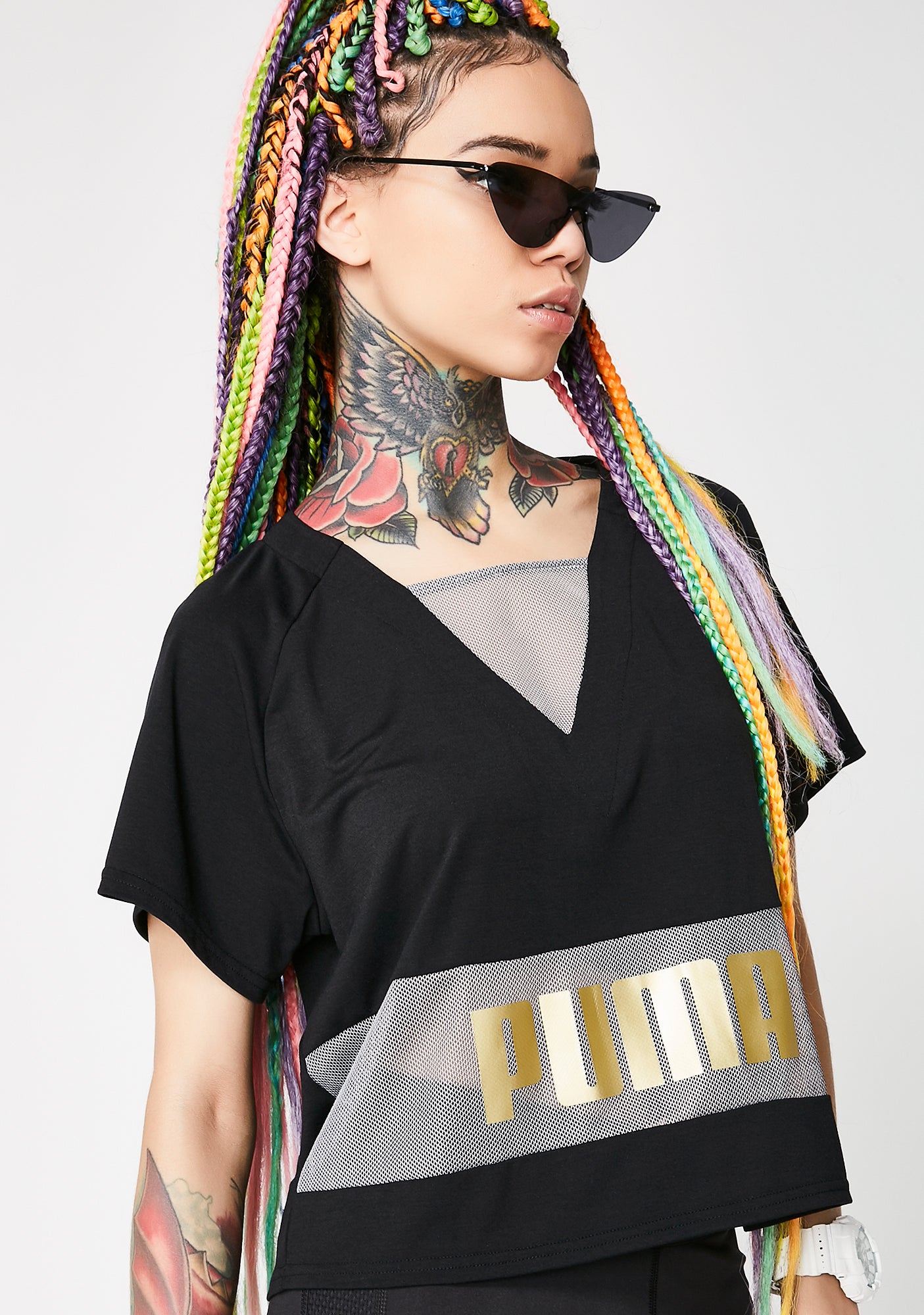 Mesh Layering Tee – Dolls Kill