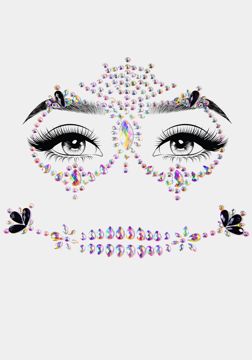 Dead Glam Face Jewels