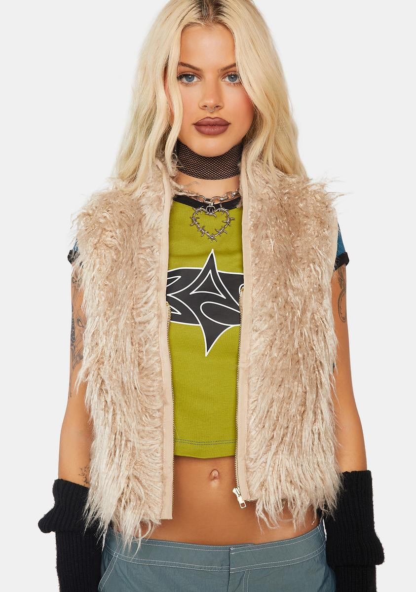 Yeti Faux Fur Gilet Vest Basic Pleasure Mode,New Products : American Fashion Style Bags On Sale