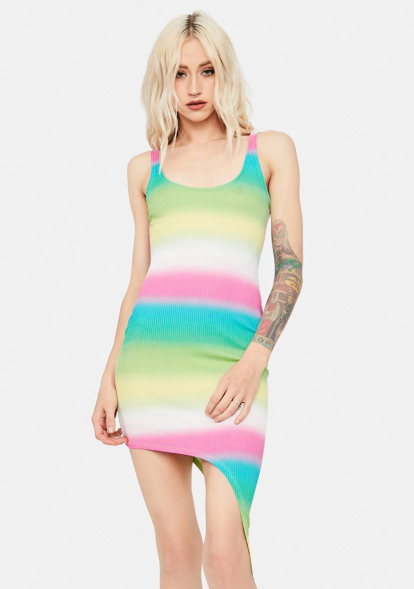 Sugar Rush Ribbed Tie Dye Dress,Specials : American Fashion Style Bags On Sale