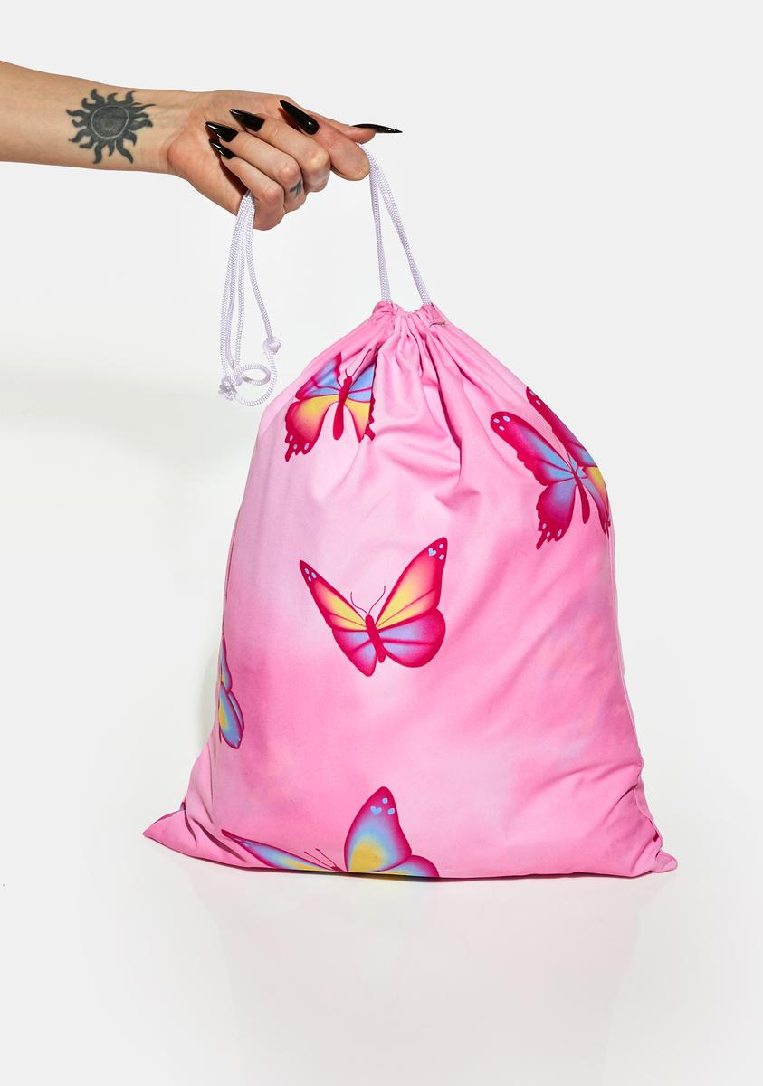 dELiA*s by Dolls Kill Butterfly Cut Out Mini Backpack - Pink
