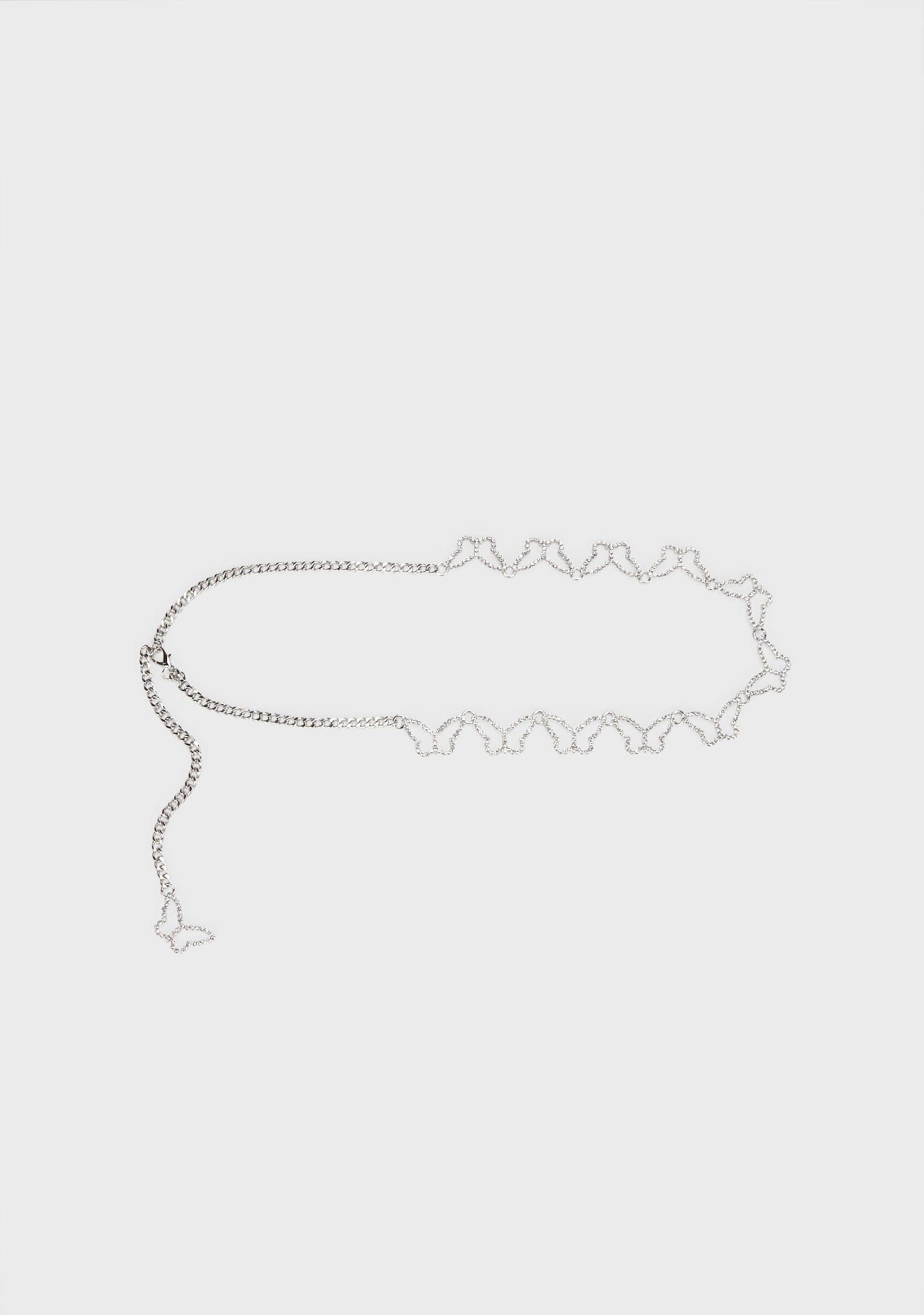 Sparkly Butterfly Chain Belt - Silver – Dolls Kill