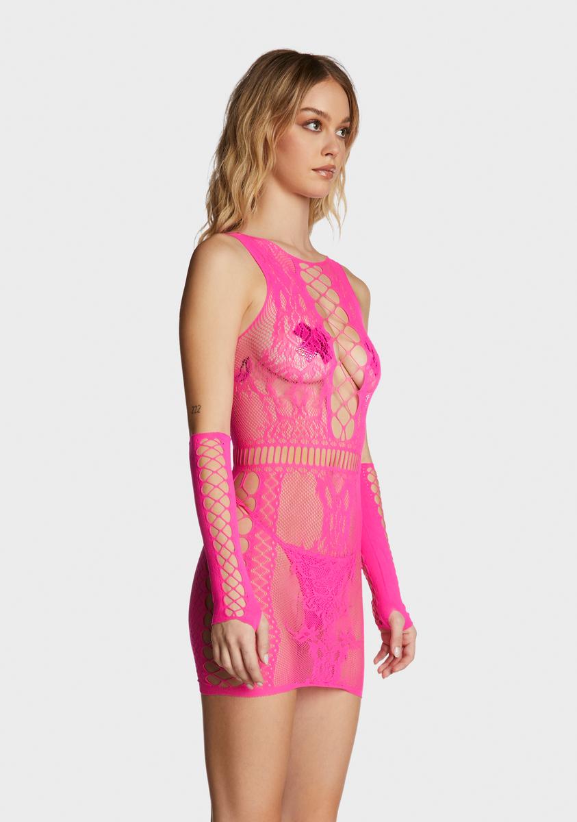 Candy Temperatures Rising Fishnet Dress Candy Temperatures Rising Fishnet Dress