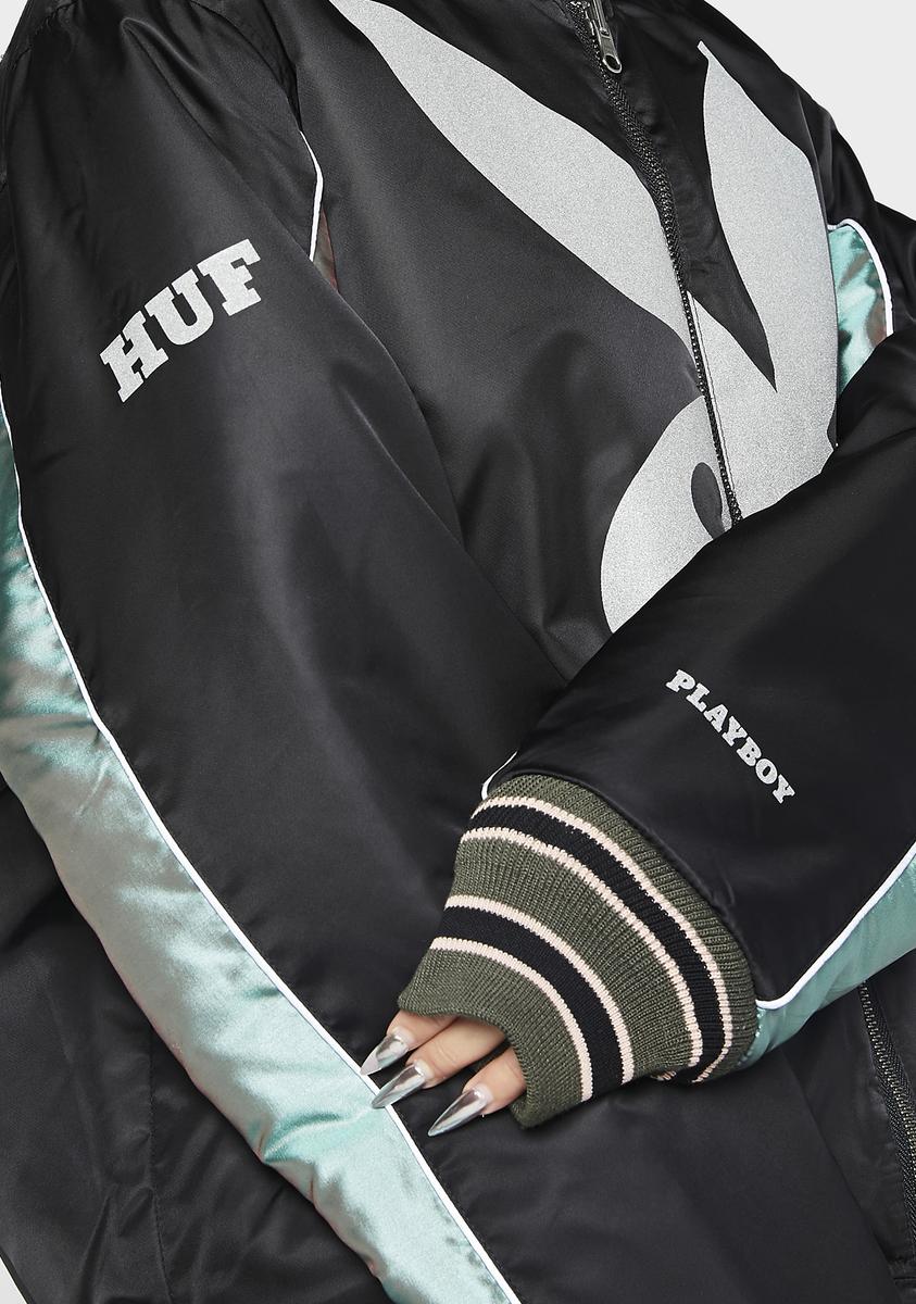 HUF x Playboy Reversible Bomber Jacket – Dolls Kill HUF x Playboy Reversible Bomber Jacket – Dolls Kill