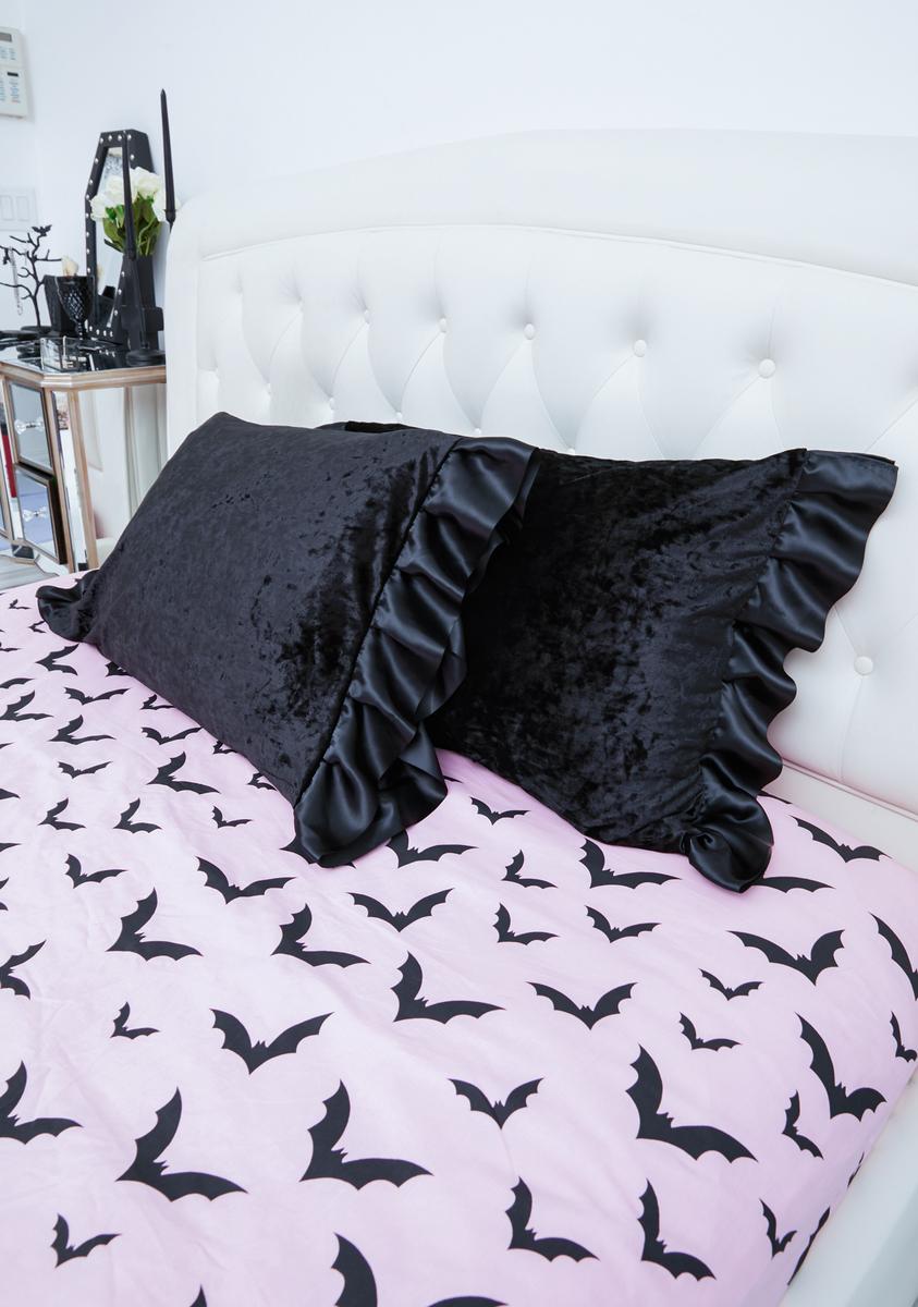Sinister Snooze Velvet Pillow Cases