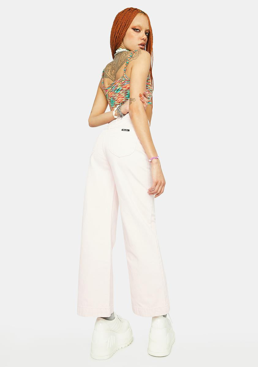 Rollas 90s Pink Sailor Jeans Dolls Kill