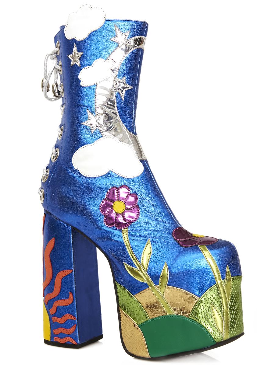 Current Mood Landscape Platform Boots – Dolls Kill