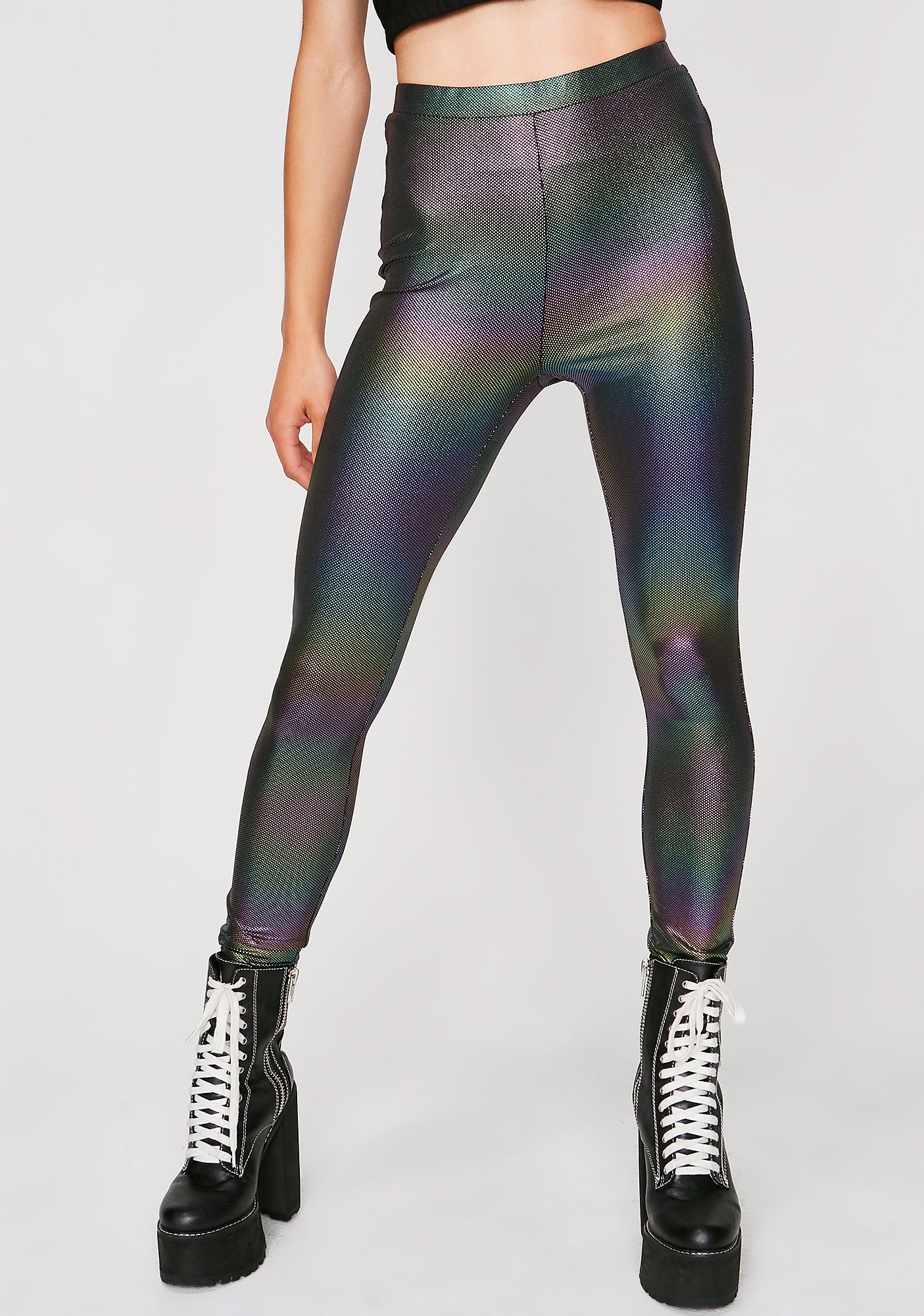 Oil Slick Leggings – Dolls Kill