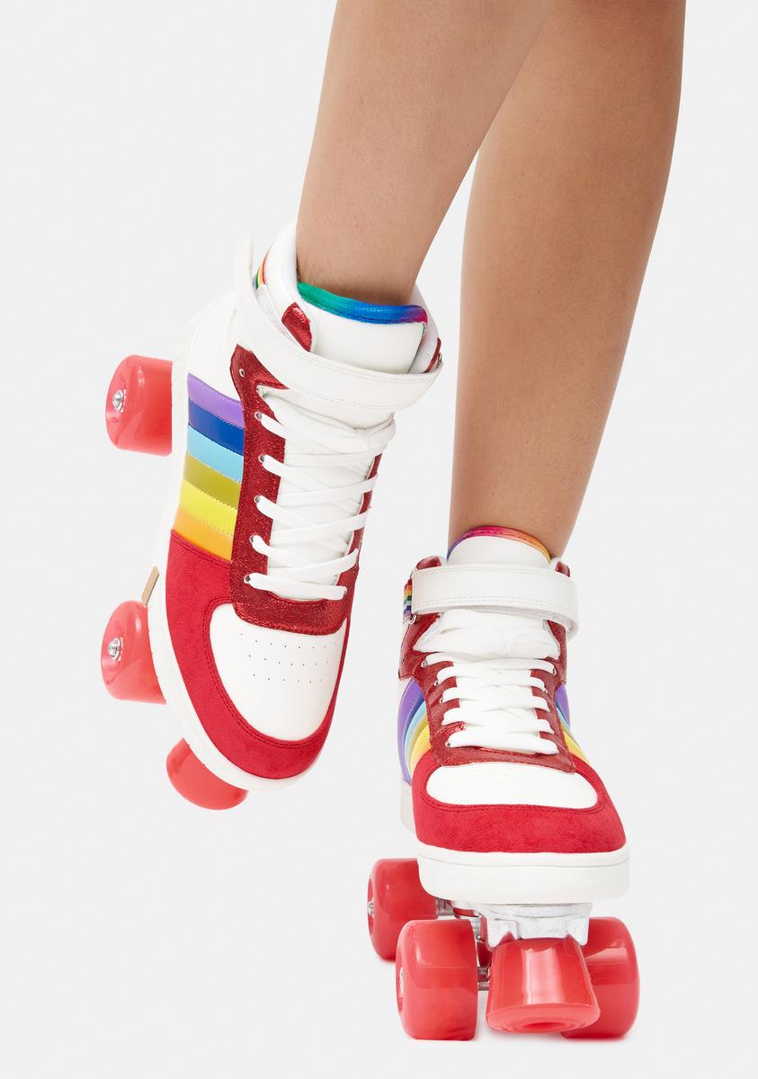 Urban Rainbow Quad Roller Skates