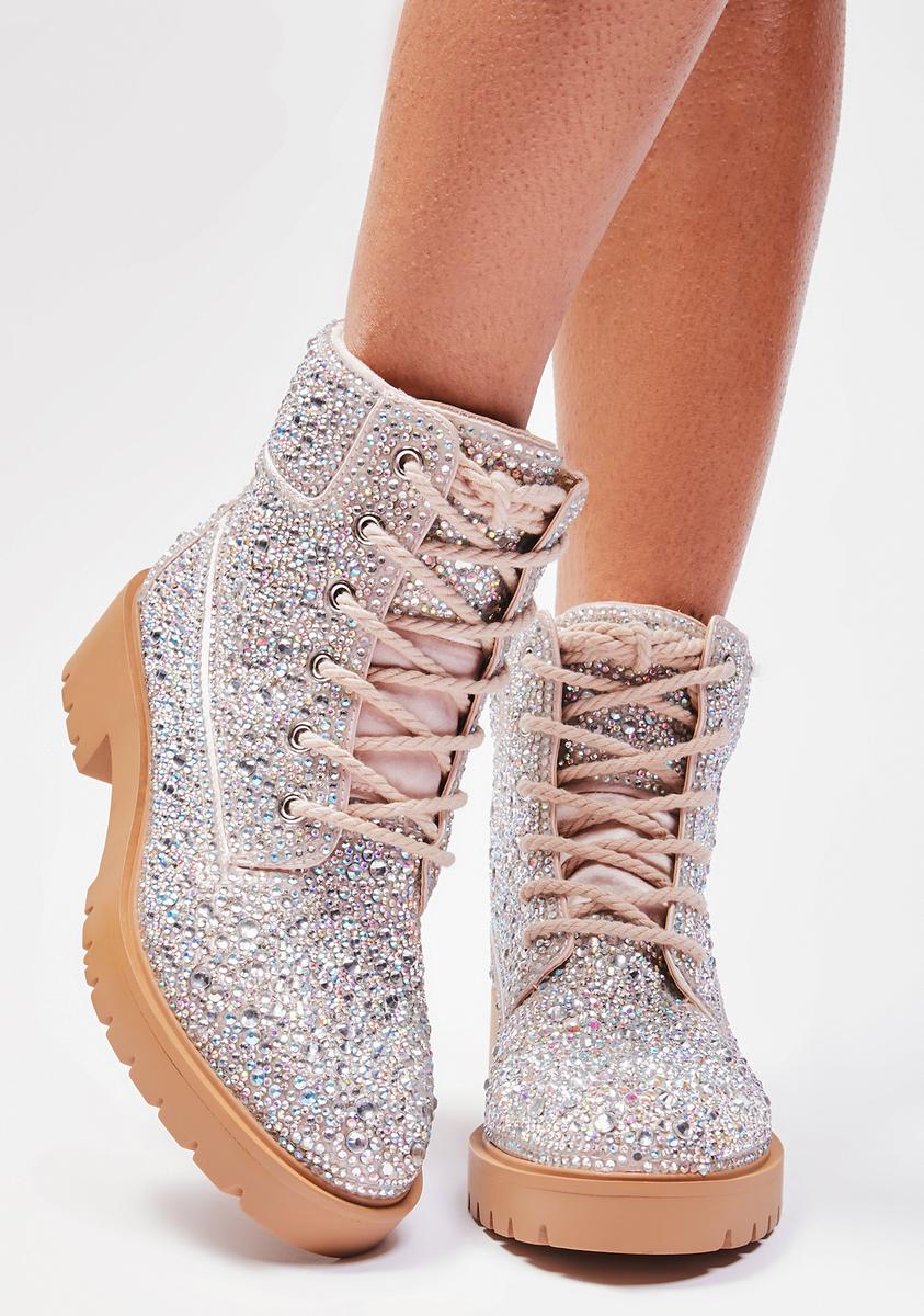 Rhinestone Hudson Combat Boots – Dolls Kill1