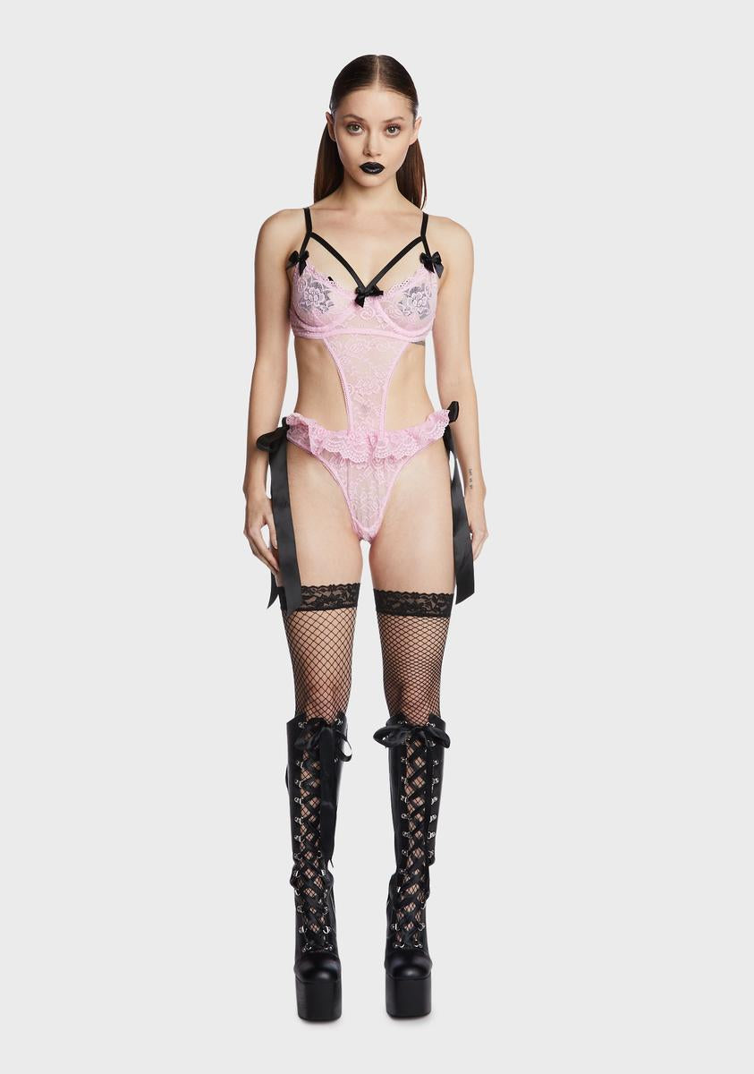Ill-Fated Romance Lace Bodysuit Widow,New Products : American Fashion Style Bags On Sale