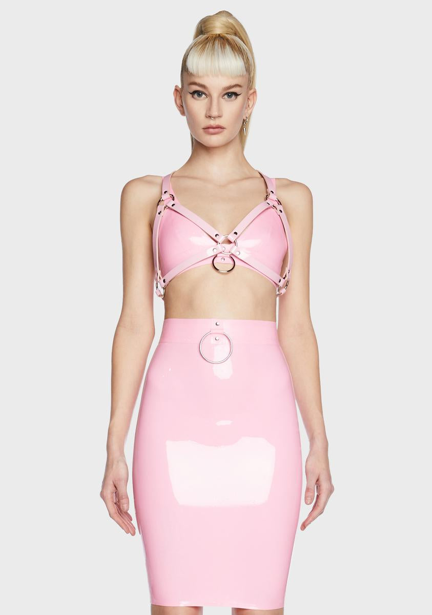 Light Pink O-Ring Bra Harness Funk Plus,New Products : American Fashion Style Bags On Sale Light Pink O-Ring Bra Harness Funk Plus,New Products : American Fashion Style Bags On Sale