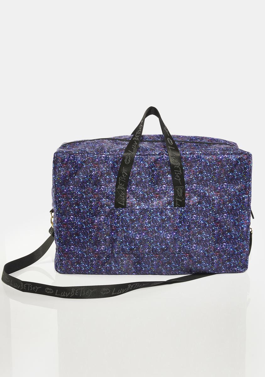 betsey johnson travel duffel bag Betsey Johnson Galaxy Print Weekender Travel Bag