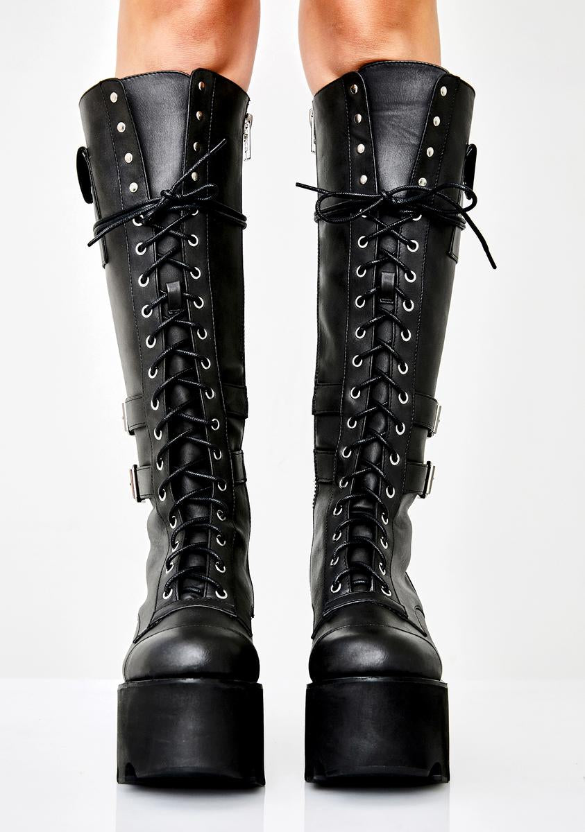 Current Mood Jane Doe Boots Dolls Kill