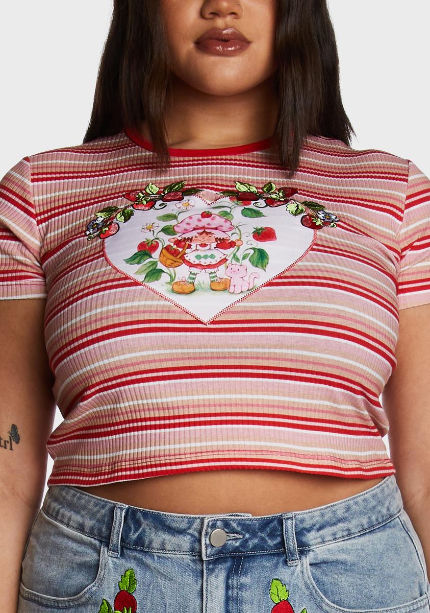 BUMP OF CHICKEN Strawberry Tシャツ　XL Strawberry Shortcake Women's Plus Size Long Sleeve Football